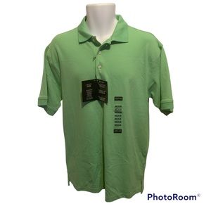 Kirkland Signature Mens  Polo Size Medium Green